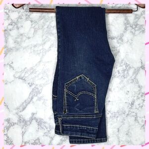 Unionbay Girls Y2K Skinny Dark Wash Stretch Jeans Size 12 Reg